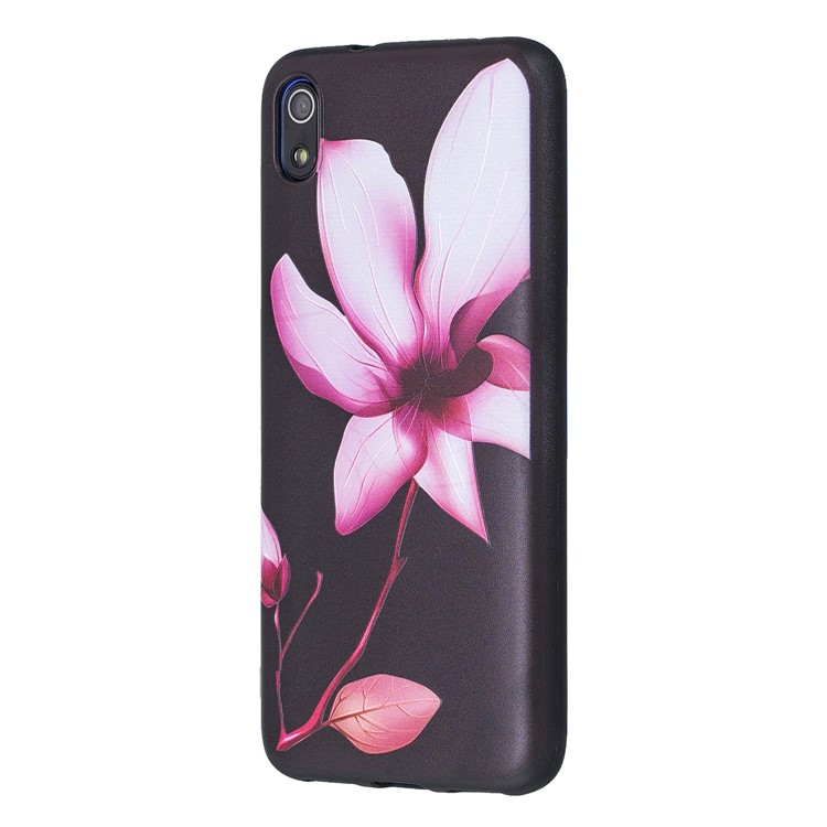Musterdruck Geprägte TPU-Hülle Für Xiaomi Redmi 7A - Blumenmuster-2