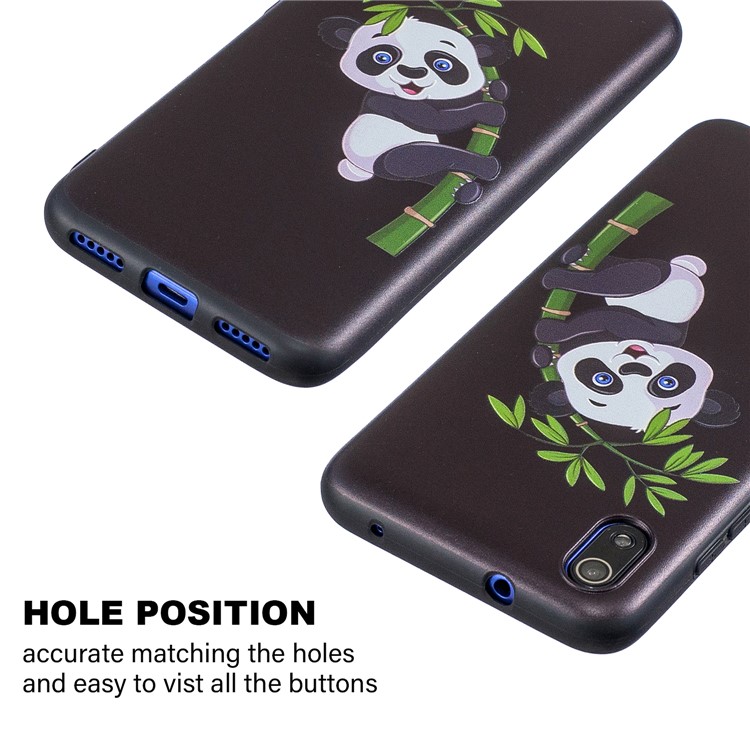 Pattern Printing Embossed TPU Shell Case for Xiaomi Redmi 7A - Panda Pattern-4