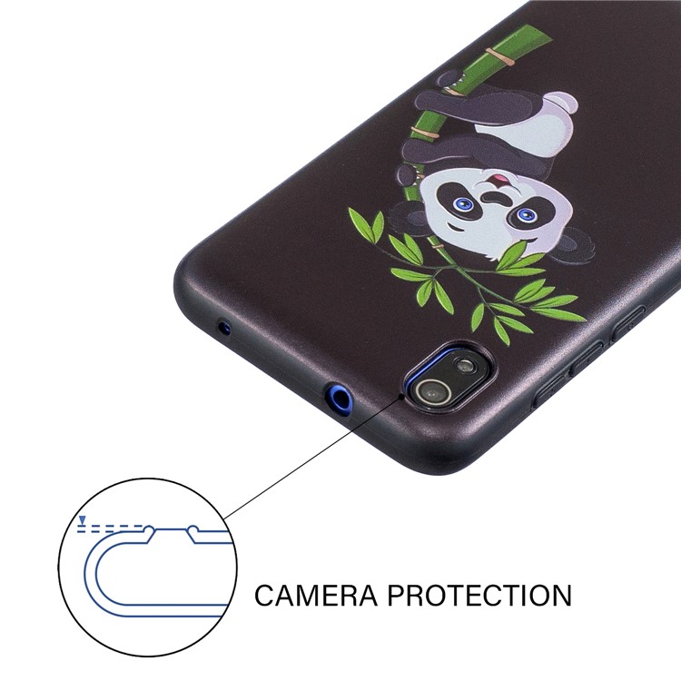 Pattern Printing Embossed TPU Shell Case for Xiaomi Redmi 7A - Panda Pattern-5