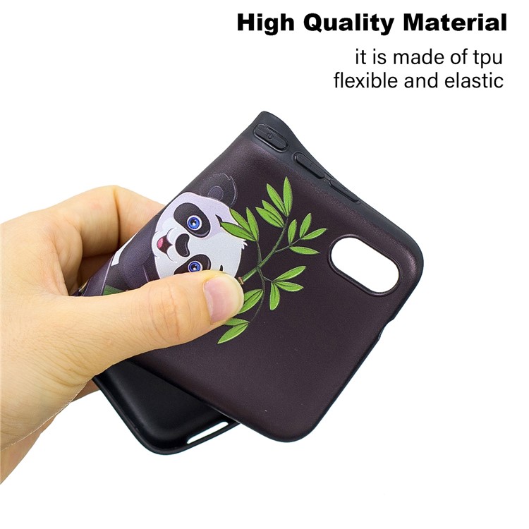 Pattern Printing Embossed TPU Shell Case for Xiaomi Redmi 7A - Panda Pattern-6
