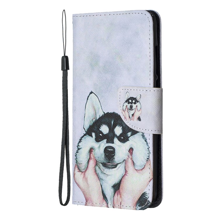 Musterdruckenlederstandplatzmappentelefonkasten Für Xiaomi MI Cc9 / MI CC9 Meitu Ausgabe / MI A3 Lite - Hund-2
