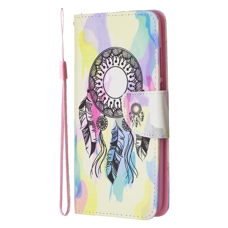 Pattern Printing Leather Stand Wallet Phone Case for Xiaomi Mi CC9e/Mi A3 - Dream Catcher-2