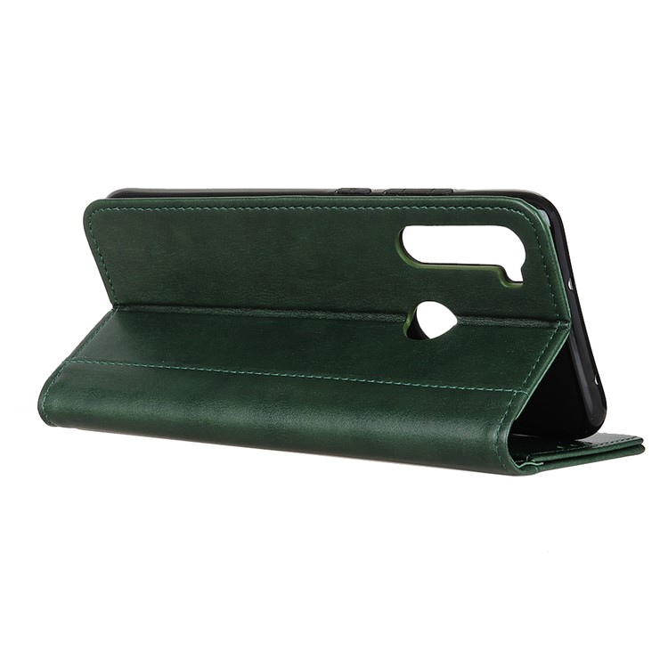 Wallet Leather Stand Casing Shell for Xiaomi Redmi Note 8 - Green-11