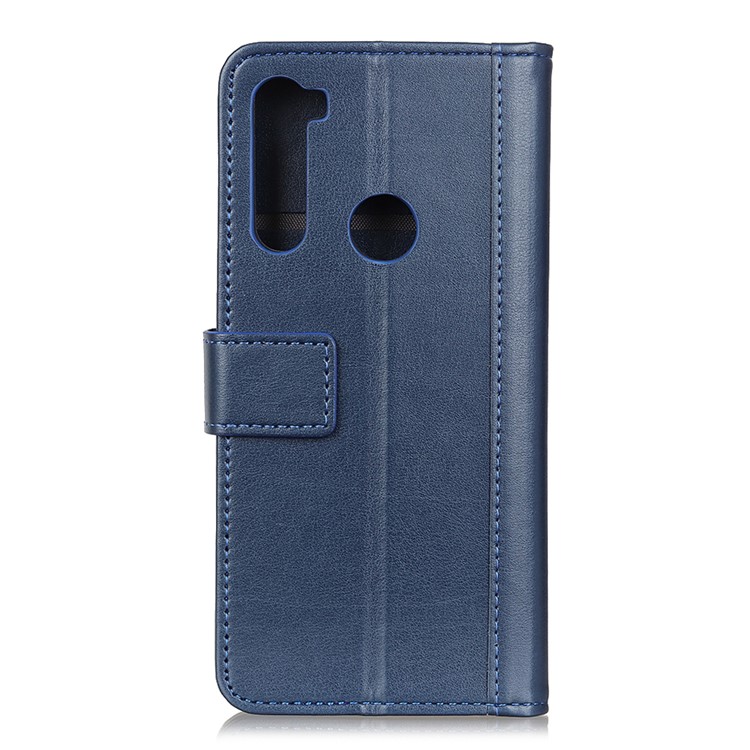 Wallet Leather Stand Casing Shell for Xiaomi Redmi Note 8 - Blue-10