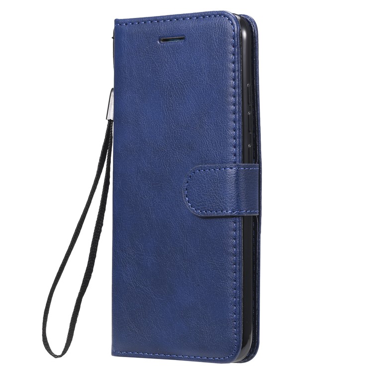 PU Leather + TPU Wallet Stand Phone Shell for Xiaomi Mi CC9e / Mi A3 - Blue-4