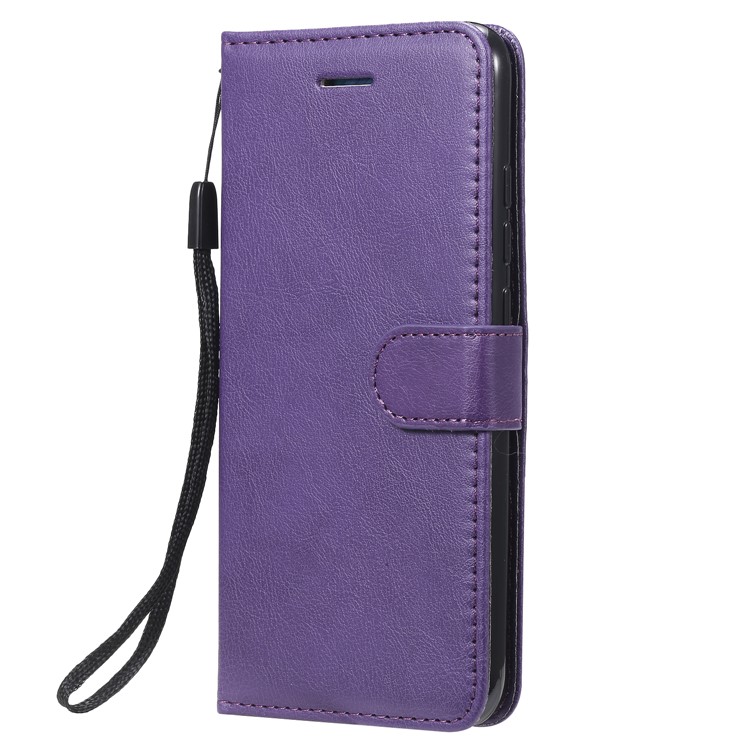 PU Leather + TPU Wallet Stand Phone Shell for Xiaomi Mi CC9e / Mi A3 - Purple-2