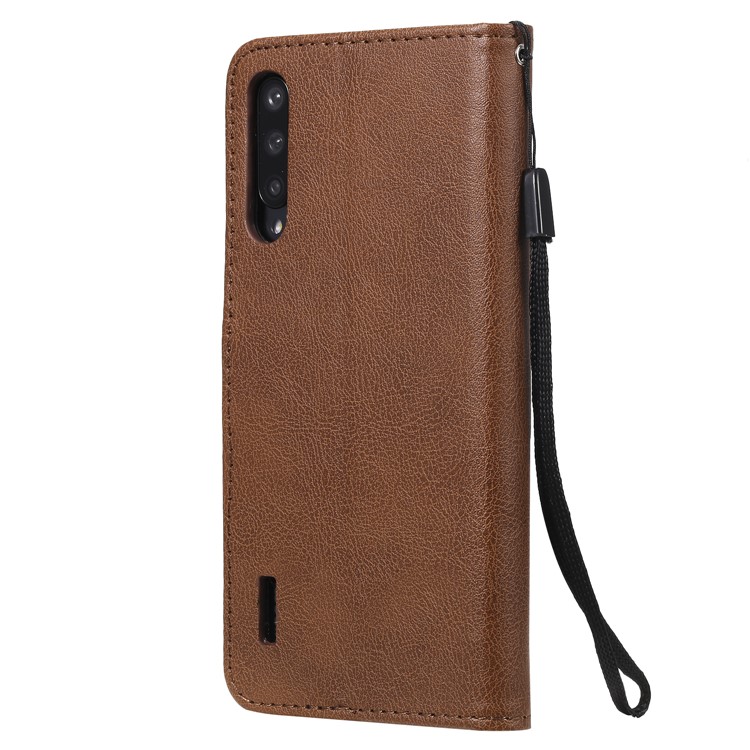 PU Leather + TPU Wallet Stand Phone Shell for Xiaomi Mi CC9e / Mi A3 - Brown-3