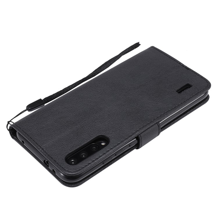 PU Leather + TPU Wallet Stand Phone Shell for Xiaomi Mi CC9e / Mi A3 - Black-6