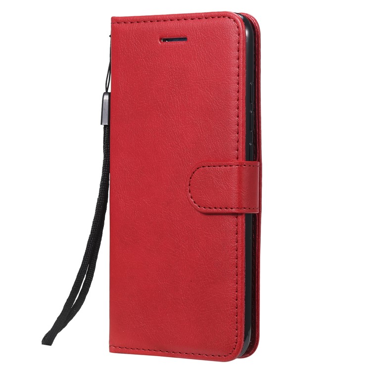 PU Leather + TPU Wallet Stand Phone Shell for Xiaomi Mi CC9e / Mi A3 - Red-2