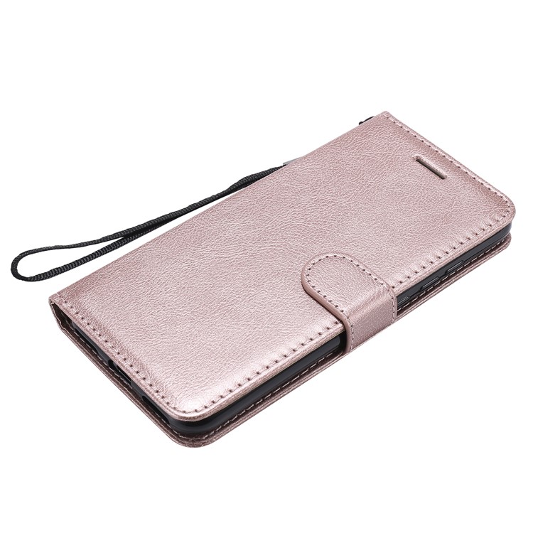 PU Leather + TPU Wallet Stand Phone Shell for Xiaomi Mi CC9e / Mi A3 - Rose Gold-5