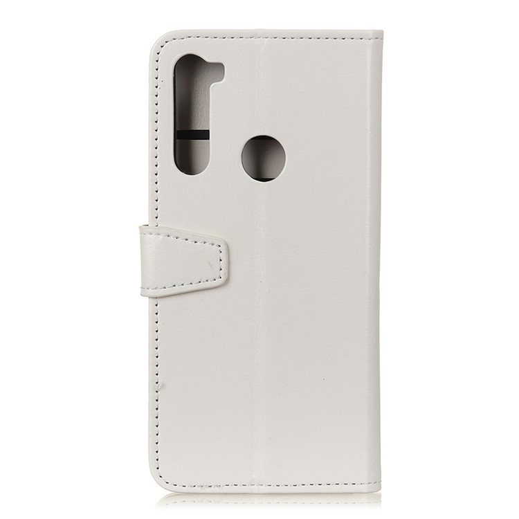 Leather Cell Phone Casing with Wallet Stand Cover for Xiaomi Redmi Note 8 - White-10