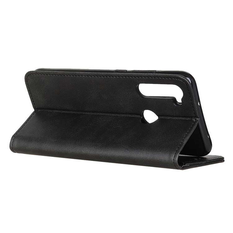 Magnetic Leather Stand Wallet Phone Shell Casing for Xiaomi Redmi Note 8 - Black-8