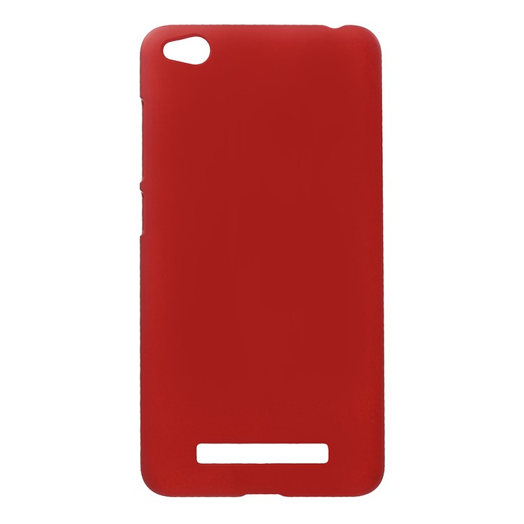 PC Rubber Coating Hard Cover for Xiaomi Redmi 4a - Red-1