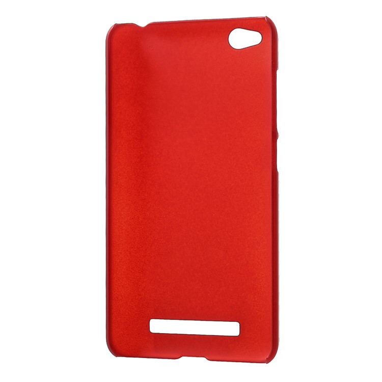 PC Rubber Coating Hard Cover for Xiaomi Redmi 4a - Red-3