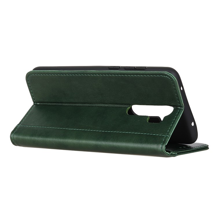Wallet Leather Stand Cell Casing Shell for Xiaomi Redmi Note 8 Pro - Army Green-11