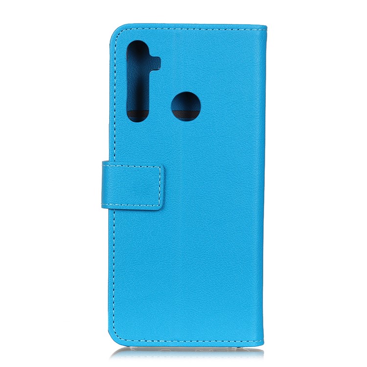 Wallet Leather Stand Case Shell for Xiaomi Redmi Note 8 - Blue-2