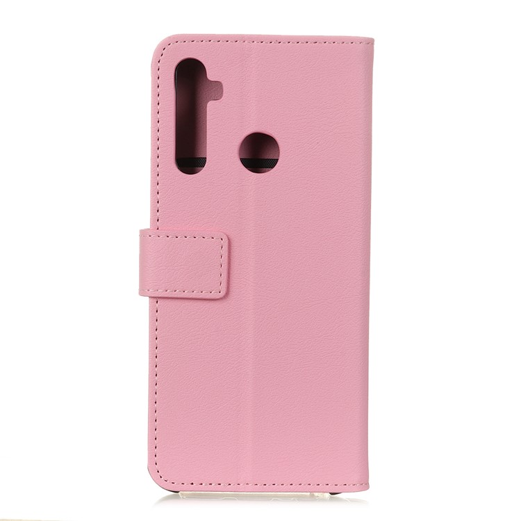 Wallet Leather Stand Case Shell for Xiaomi Redmi Note 8 - Pink-2