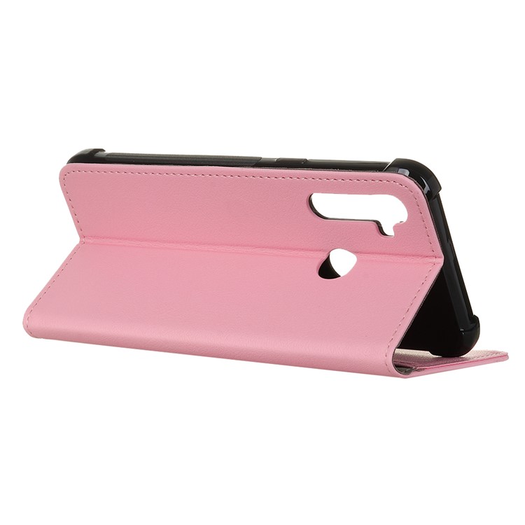 Wallet Leather Stand Case Shell for Xiaomi Redmi Note 8 - Pink-3