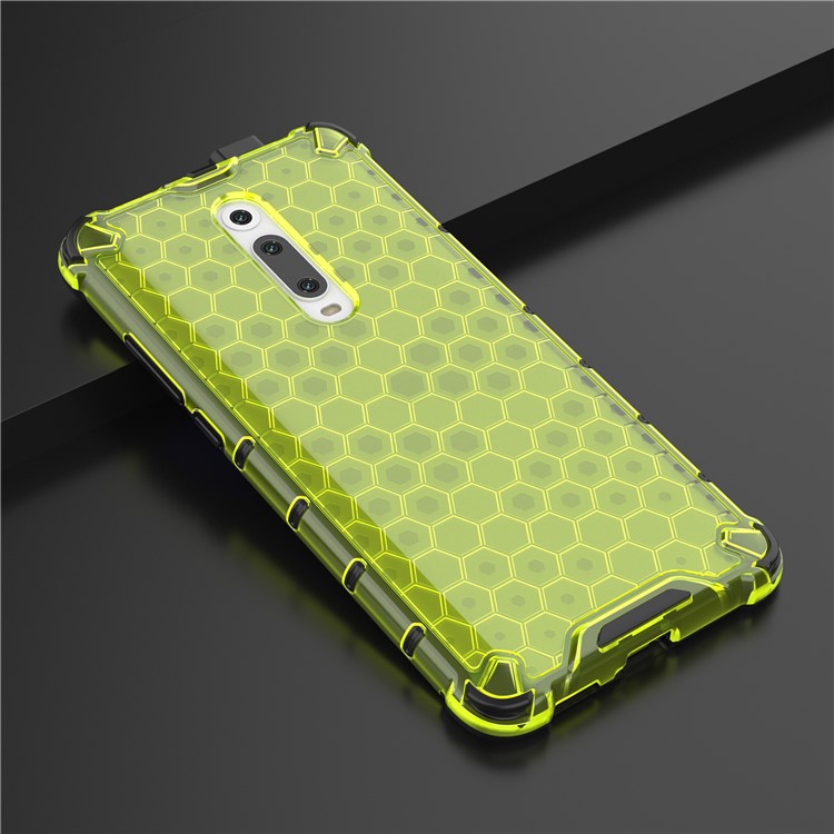 Honeycomb Pattern TPU + PC Hybrid Shock-proof Phone Casing for Xiaomi Redmi K20/Redmi K20 Pro/Mi 9T/Mi 9T Pro - Green-3