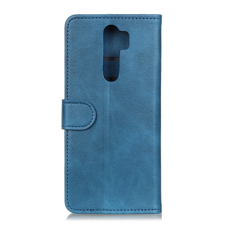 Wallet Leather Stand Cover Case Shell for Xiaomi Redmi Note 8 Pro - Blue-3