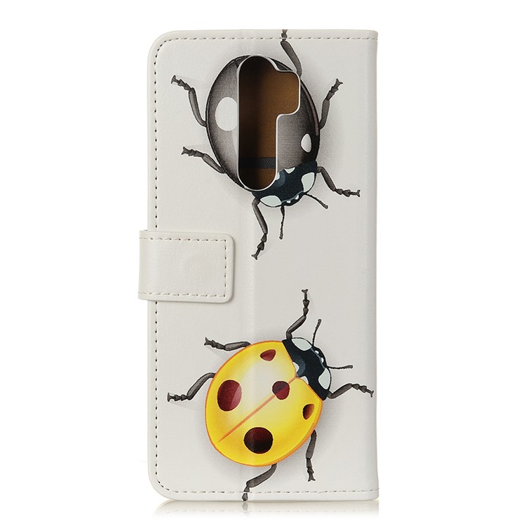 Printing PU Leather Phone Casing for Xiaomi Redmi Note 8 Pro - Ladybugs-2