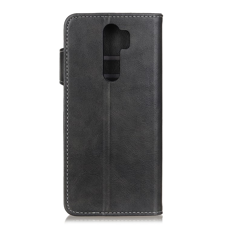 For Xiaomi Redmi Note 8 Pro S Shape Wallet Leather Casing - Black-3
