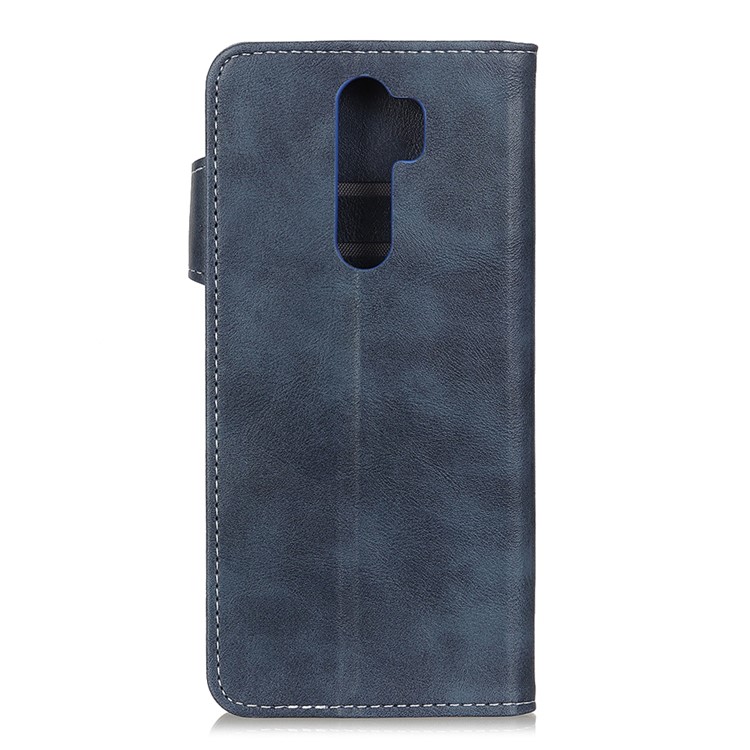 For Xiaomi Redmi Note 8 Pro S Shape Wallet Leather Casing - Blue-3