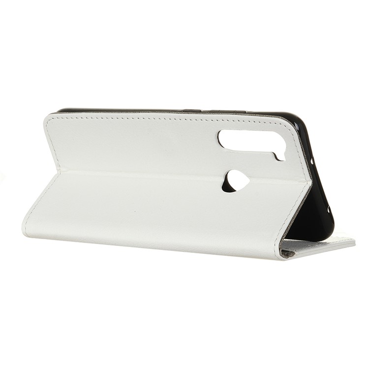 Litchi Texture Flip Leather Wallet Phone Case for Xiaomi Redmi Note 8 - White-4