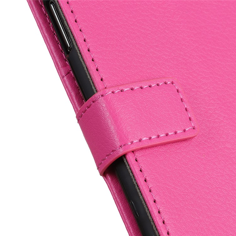 Litchi Texture Flip Leather Wallet Phone Case for Xiaomi Redmi Note 8 - Rose-6