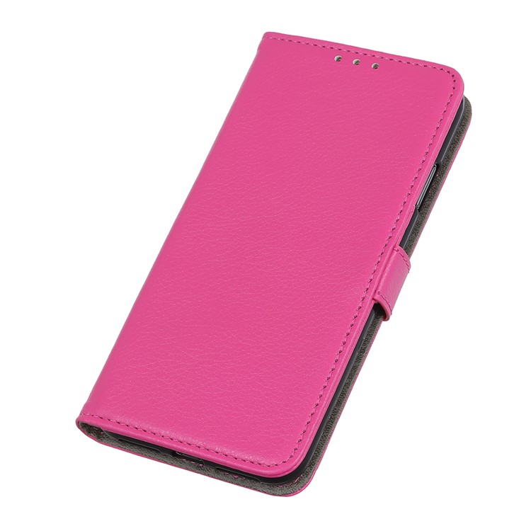 Litchi Texture Flip Leather Wallet Phone Case for Xiaomi Redmi Note 8 - Rose-7