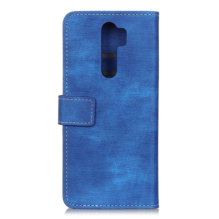 Jeans Cloth Leather Shell for Xiaomi Redmi Note 8 Pro - Blue-10