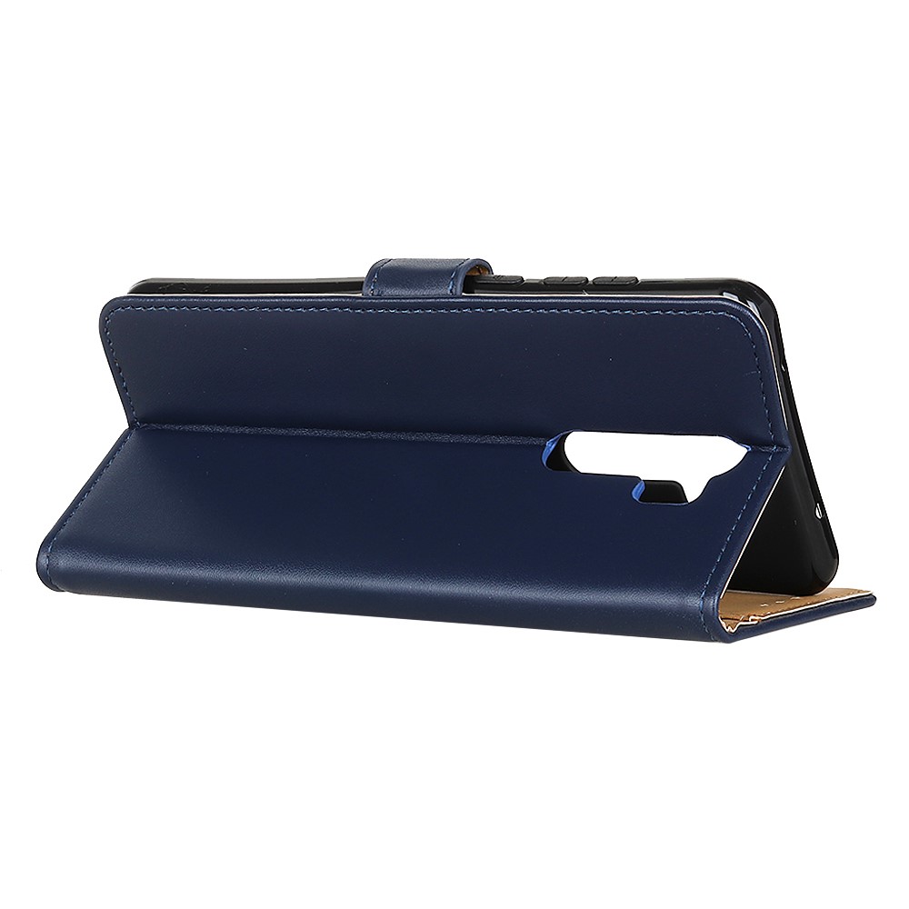 Wallet Leather Stand Shell Case for Xiaomi Redmi Note 8 Pro - Dark Blue-9