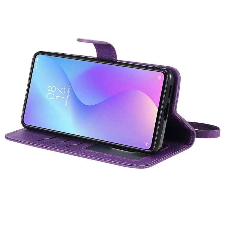 Magnetic Detachable 2-in-1 Leather Casing for Xiaomi Redmi K20 / Mi 9T / K20 Pro / Mi 9T Pro - Purple-11