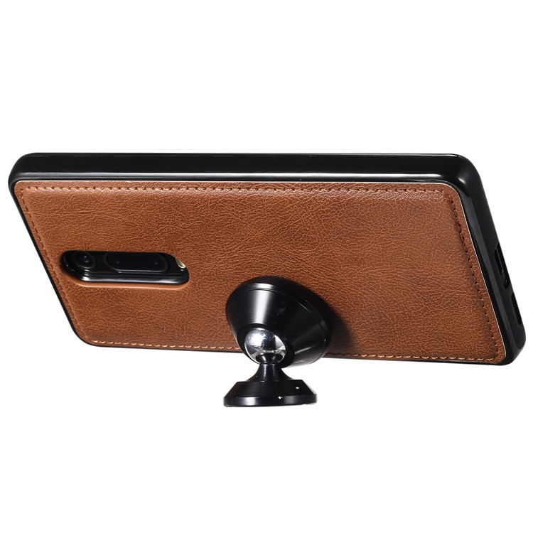 Magnetic Detachable 2-in-1 Leather Casing for Xiaomi Redmi K20 / Mi 9T / K20 Pro / Mi 9T Pro - Brown-7