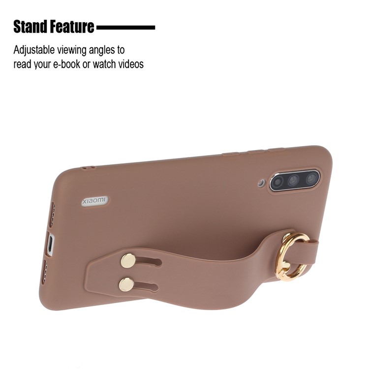 Matte TPU Protective Phone Case for Xiaomi Mi CC9e / Mi A3 - Brown-2