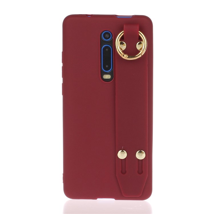 Stand TPU Shell for Xiaomi Redmi K20 / Mi 9T / K20 Pro / Mi 9T Pro - Wine Red-1