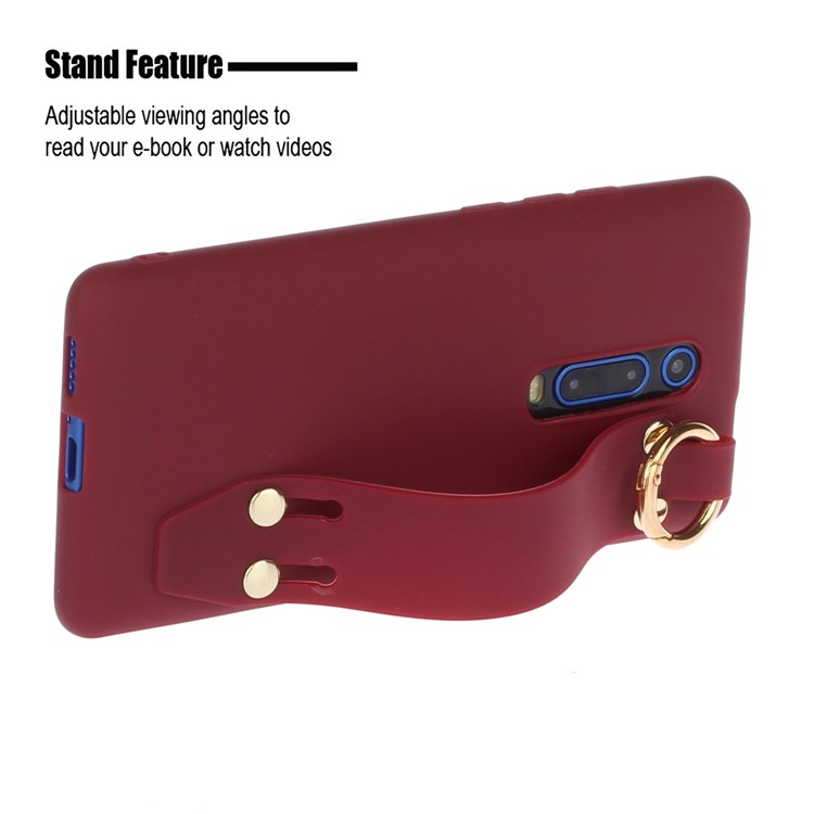 Stand TPU Shell for Xiaomi Redmi K20 / Mi 9T / K20 Pro / Mi 9T Pro - Wine Red-2