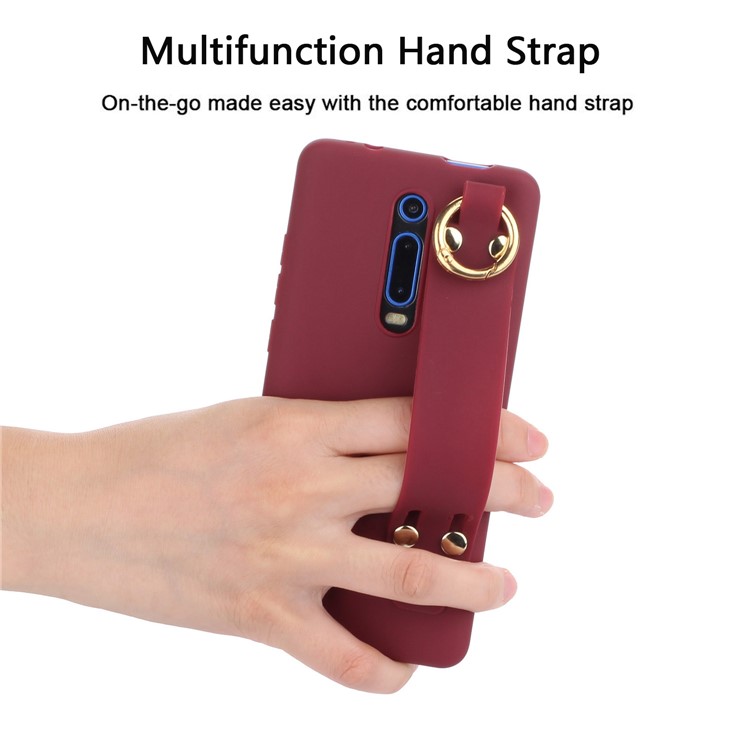 Stand TPU Shell for Xiaomi Redmi K20 / Mi 9T / K20 Pro / Mi 9T Pro - Wine Red-3