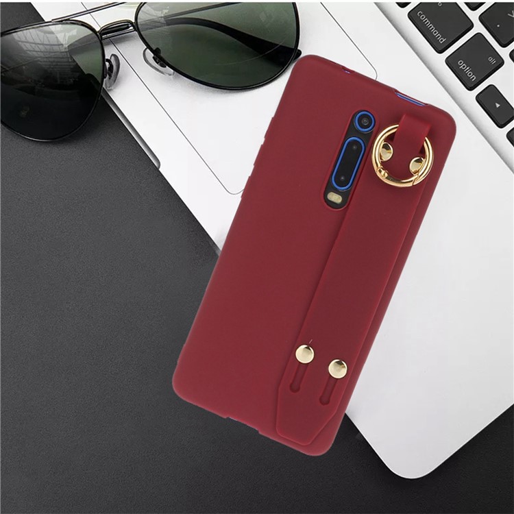 Stand TPU Shell for Xiaomi Redmi K20 / Mi 9T / K20 Pro / Mi 9T Pro - Wine Red-4