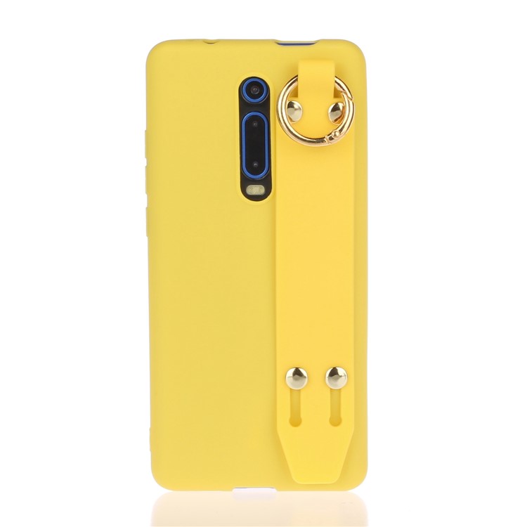Stand TPU Shell for Xiaomi Redmi K20 / Mi 9T / K20 Pro / Mi 9T Pro - Yellow-1