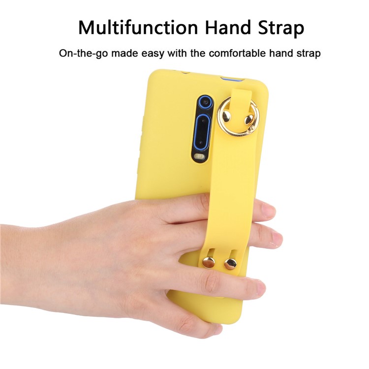 Stand TPU Shell for Xiaomi Redmi K20 / Mi 9T / K20 Pro / Mi 9T Pro - Yellow-3