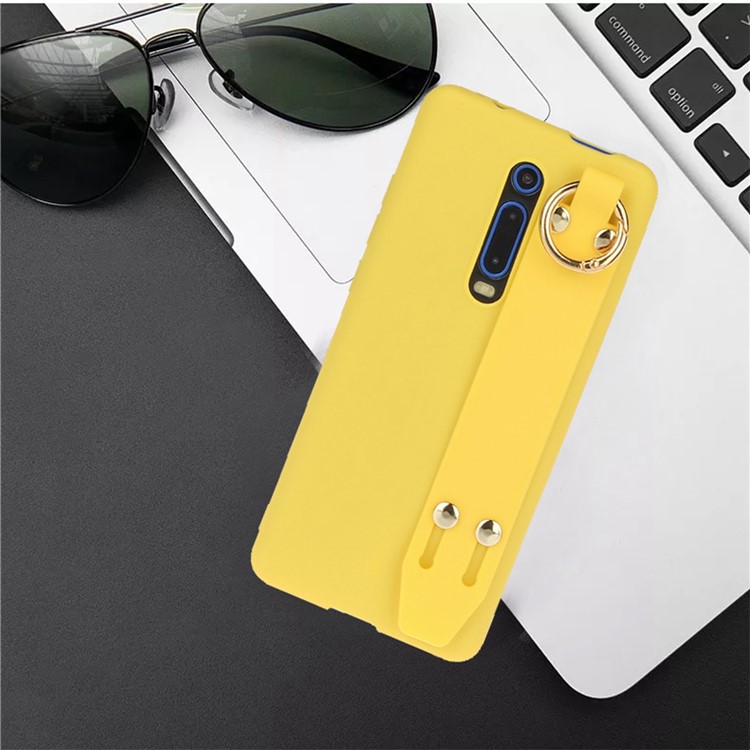 Stand TPU Shell for Xiaomi Redmi K20 / Mi 9T / K20 Pro / Mi 9T Pro - Yellow-4