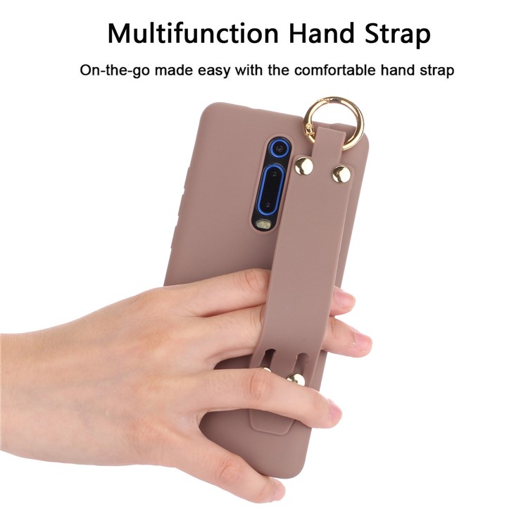 Stand TPU Shell for Xiaomi Redmi K20 / Mi 9T / K20 Pro / Mi 9T Pro - Brown-3