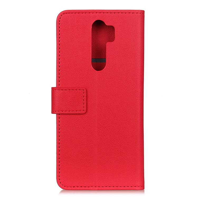 Wallet Leather Stand Case for Xiaomi Redmi Note 8 Pro - Red-2