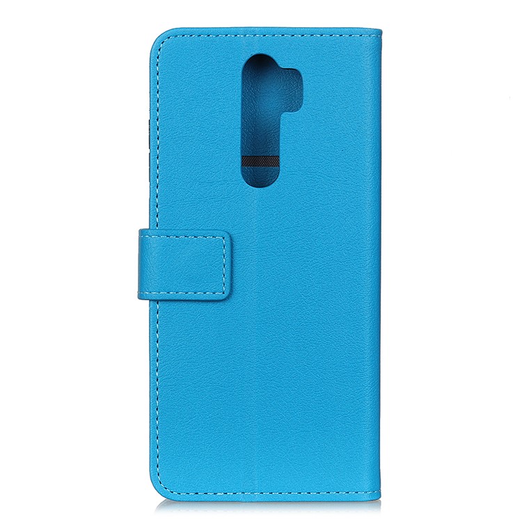 Wallet Leather Stand Case for Xiaomi Redmi Note 8 Pro - Blue-3