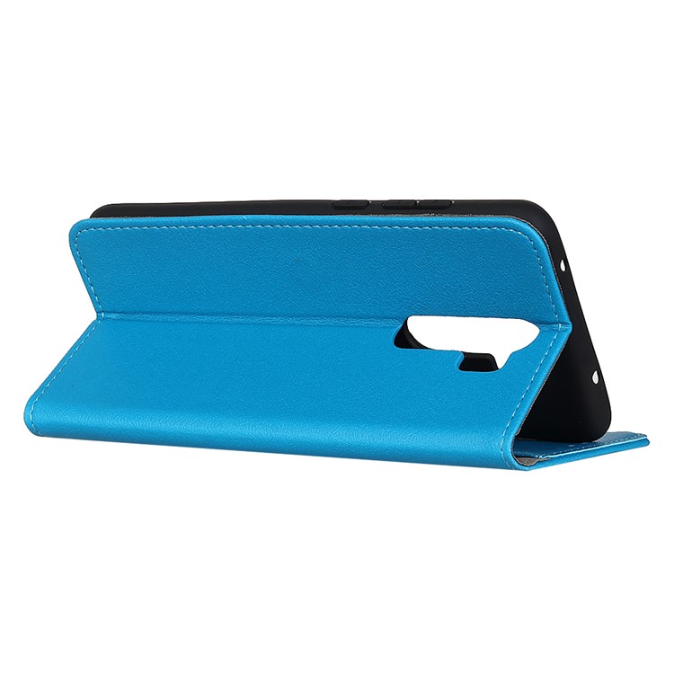 Wallet Leather Stand Case for Xiaomi Redmi Note 8 Pro - Blue-4