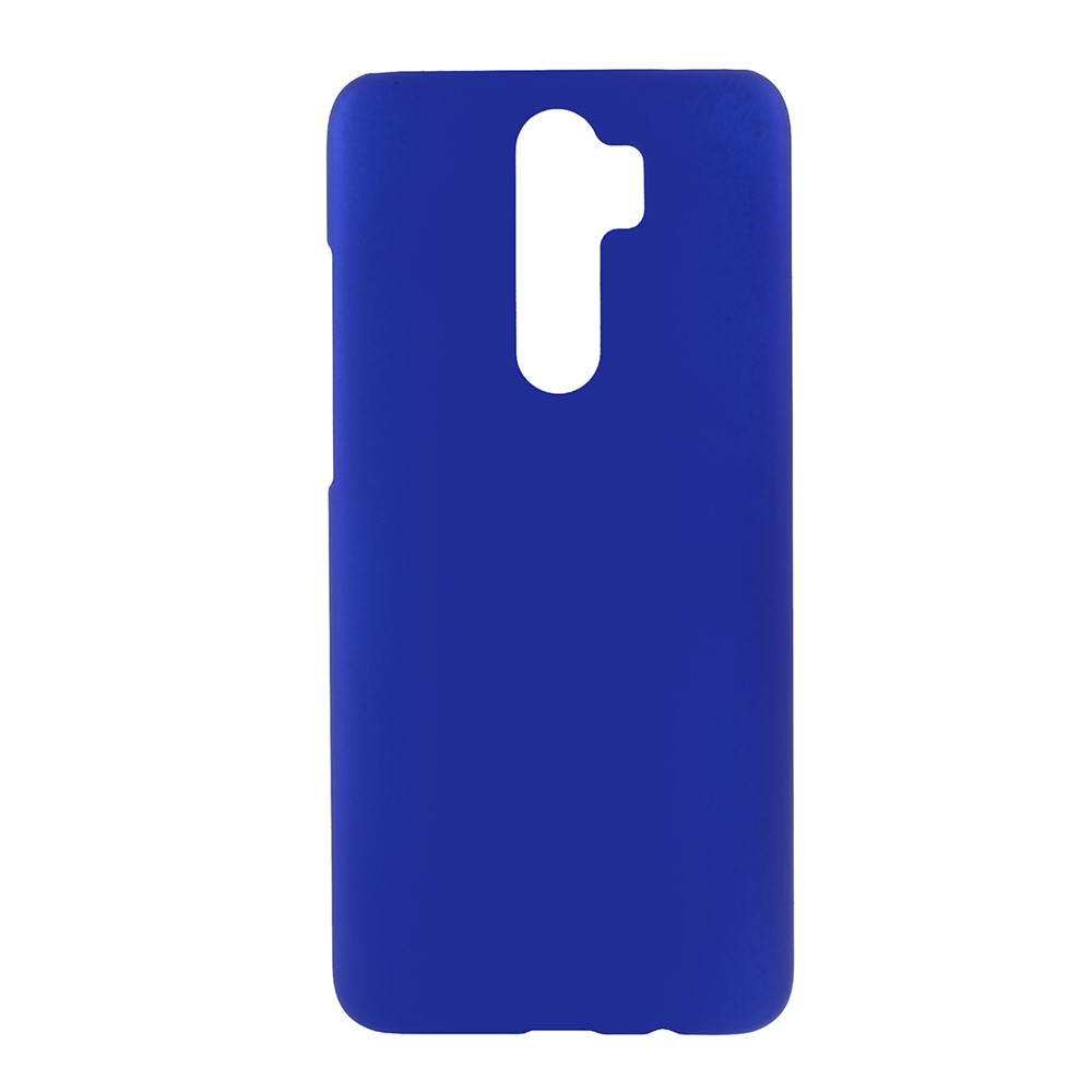 Rubberized Hard PC Case Cover for Xiaomi Redmi Note 8 Pro - Dark Blue-1