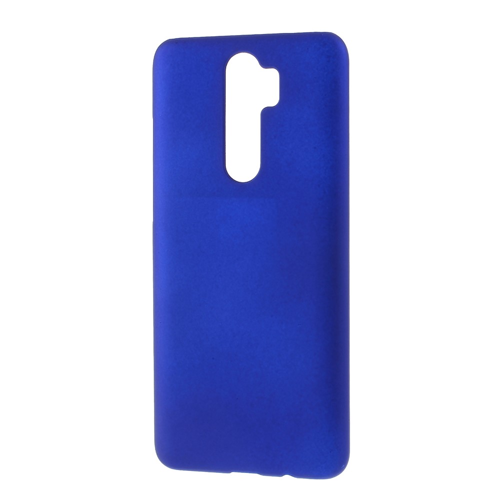 Rubberized Hard PC Case Cover for Xiaomi Redmi Note 8 Pro - Dark Blue-2
