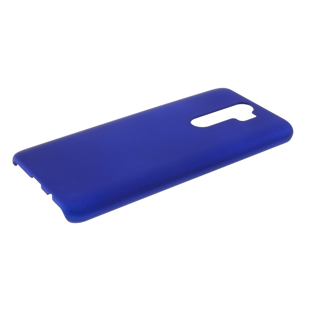 Rubberized Hard PC Case Cover for Xiaomi Redmi Note 8 Pro - Dark Blue-4