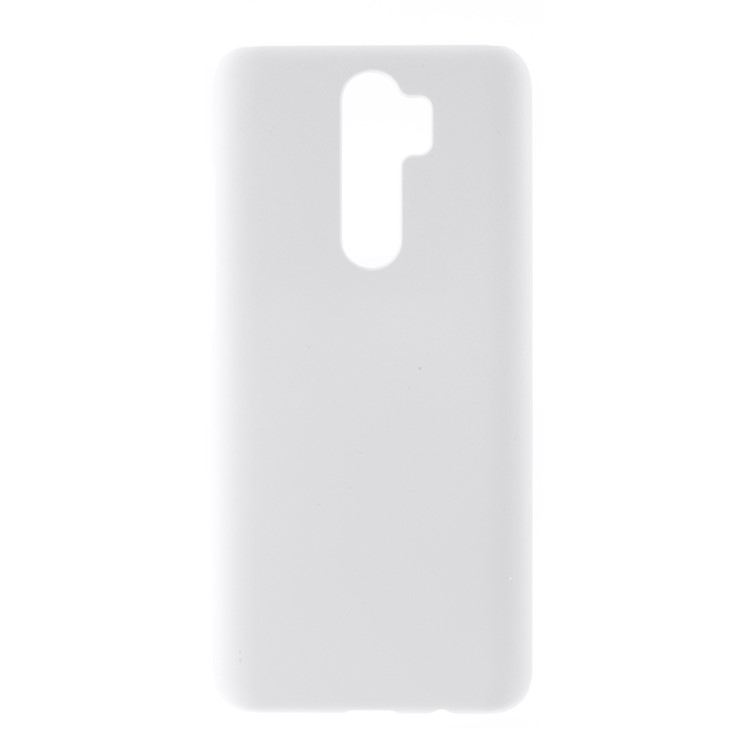 Rubberized Hard PC Case Cover for Xiaomi Redmi Note 8 Pro - White-1